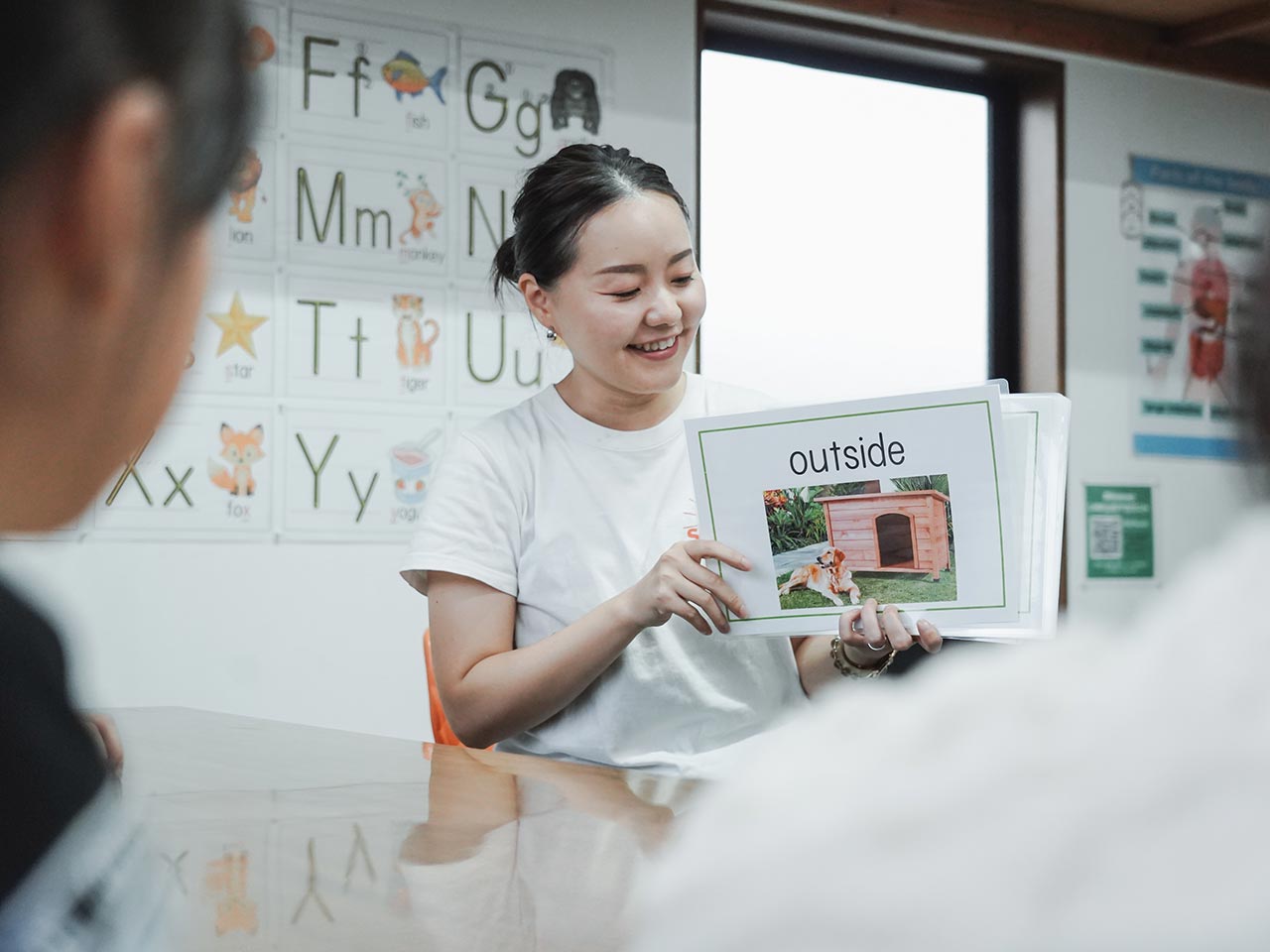 英会話教室でのレッスン - 英会話教室Shineee