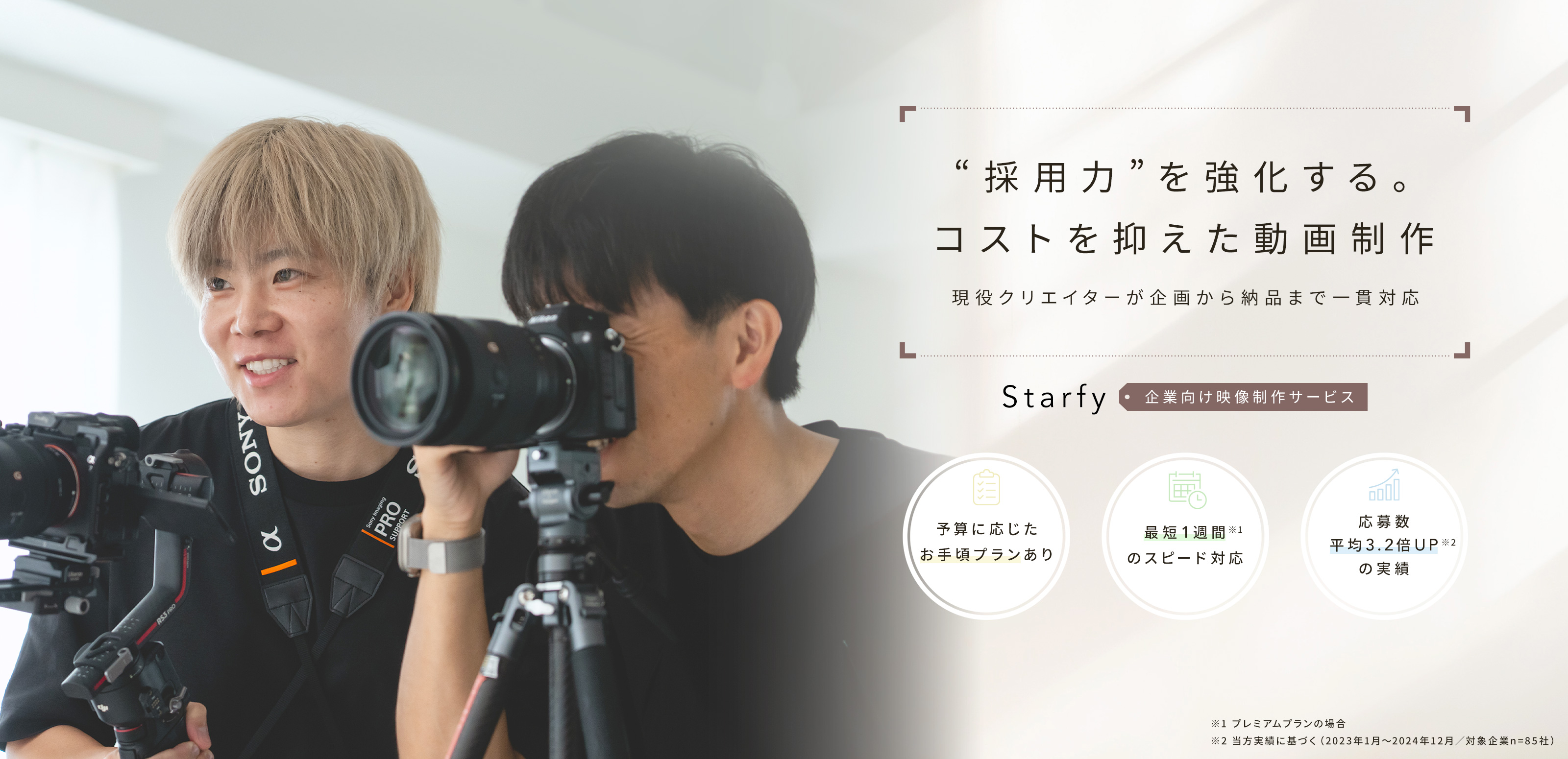 企業向け映像制作サービス - STARFY