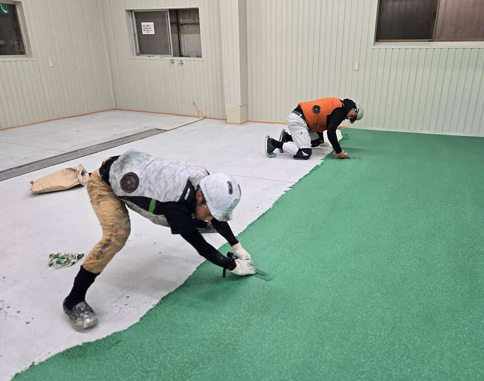 床塗装・合成樹脂塗床工事 - 株式会社カンセイサービス