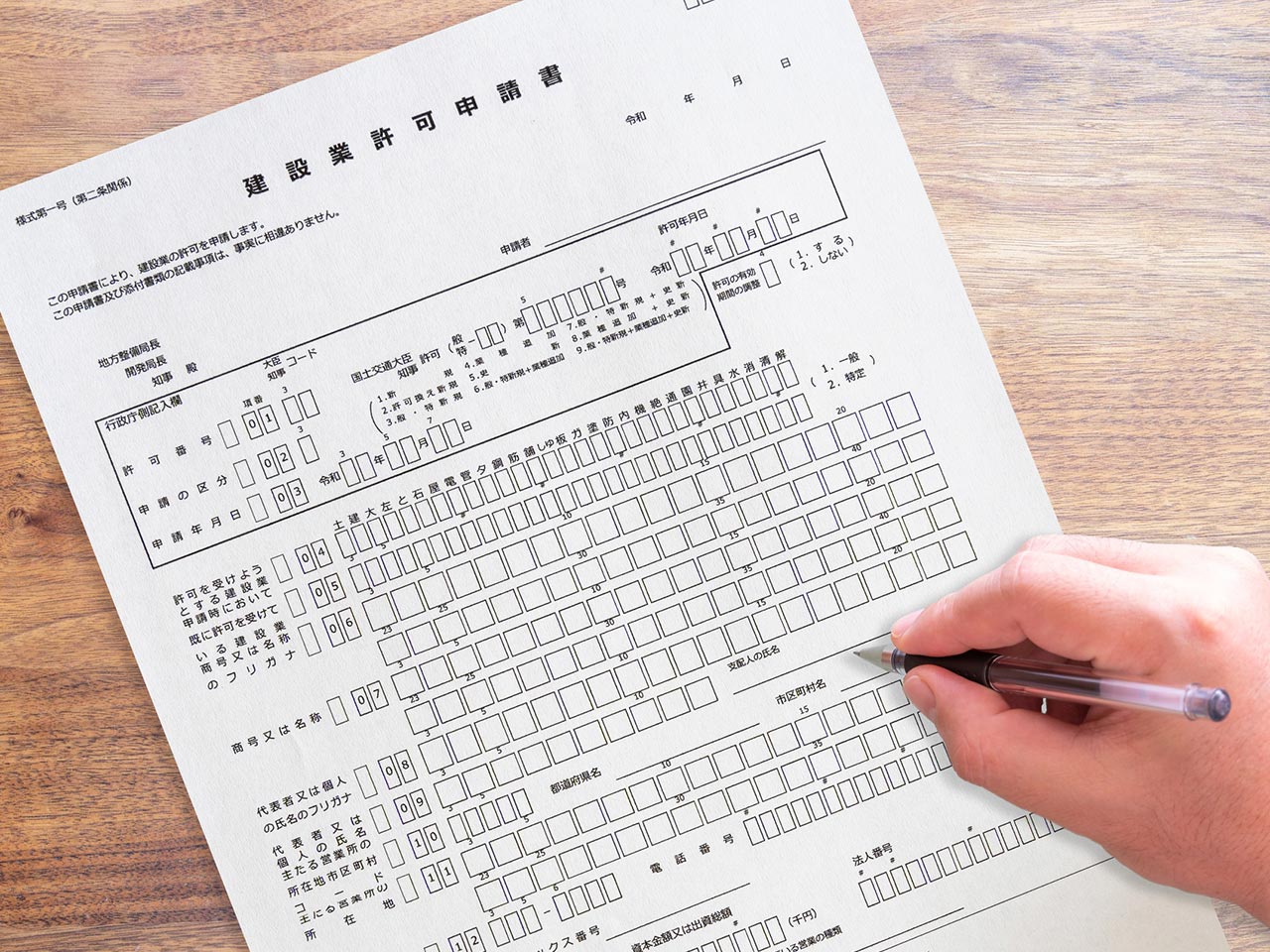 建設業許可申請代行 - 行政書士今井孝事務所