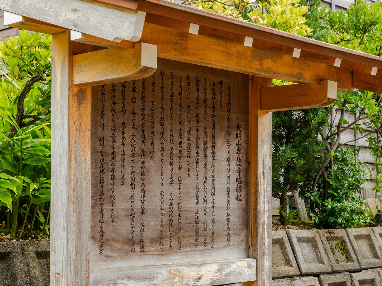歴史の権威性と安心感 - 専徳寺