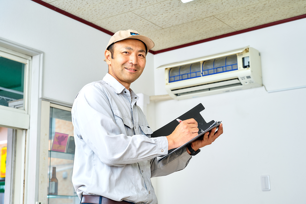 エアコン設置工事 - すわの電気