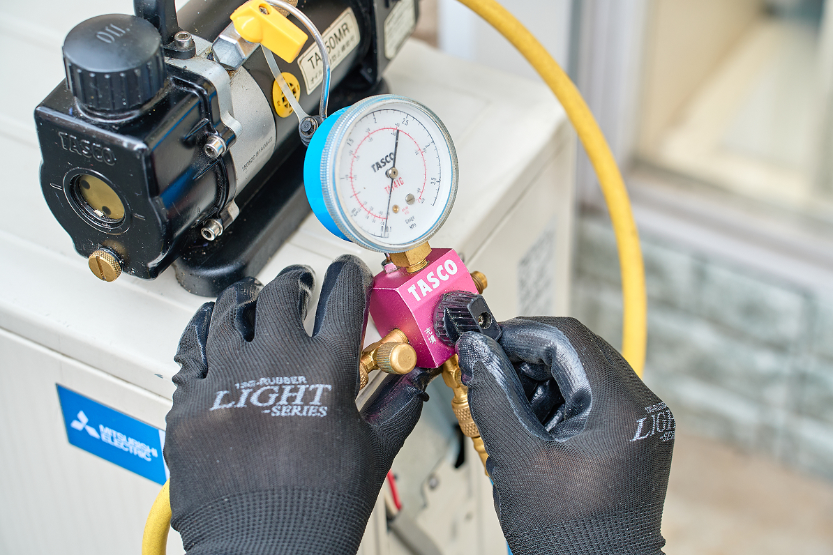 エアコン設置工事 - すわの電気