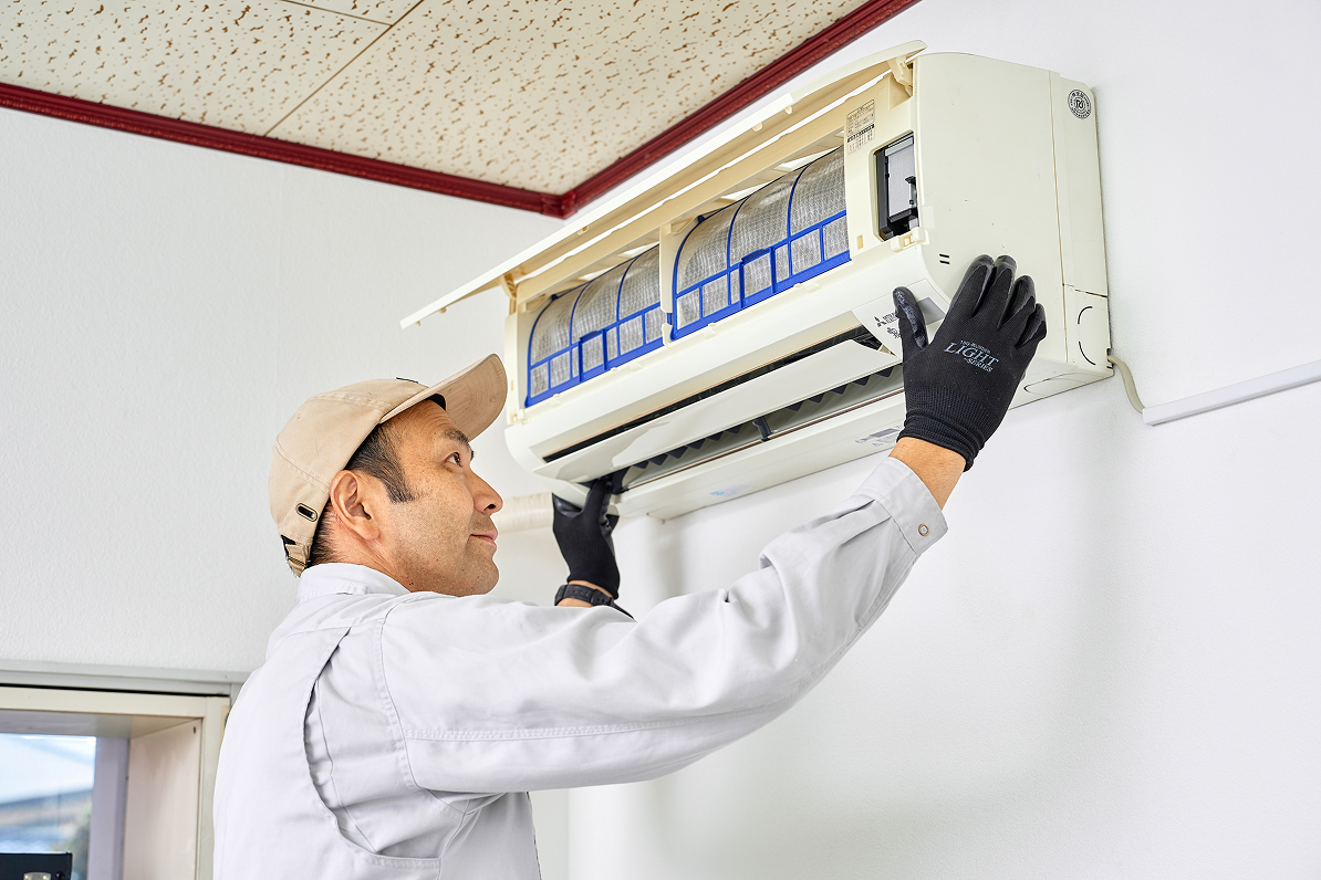 エアコン設置工事 - すわの電気