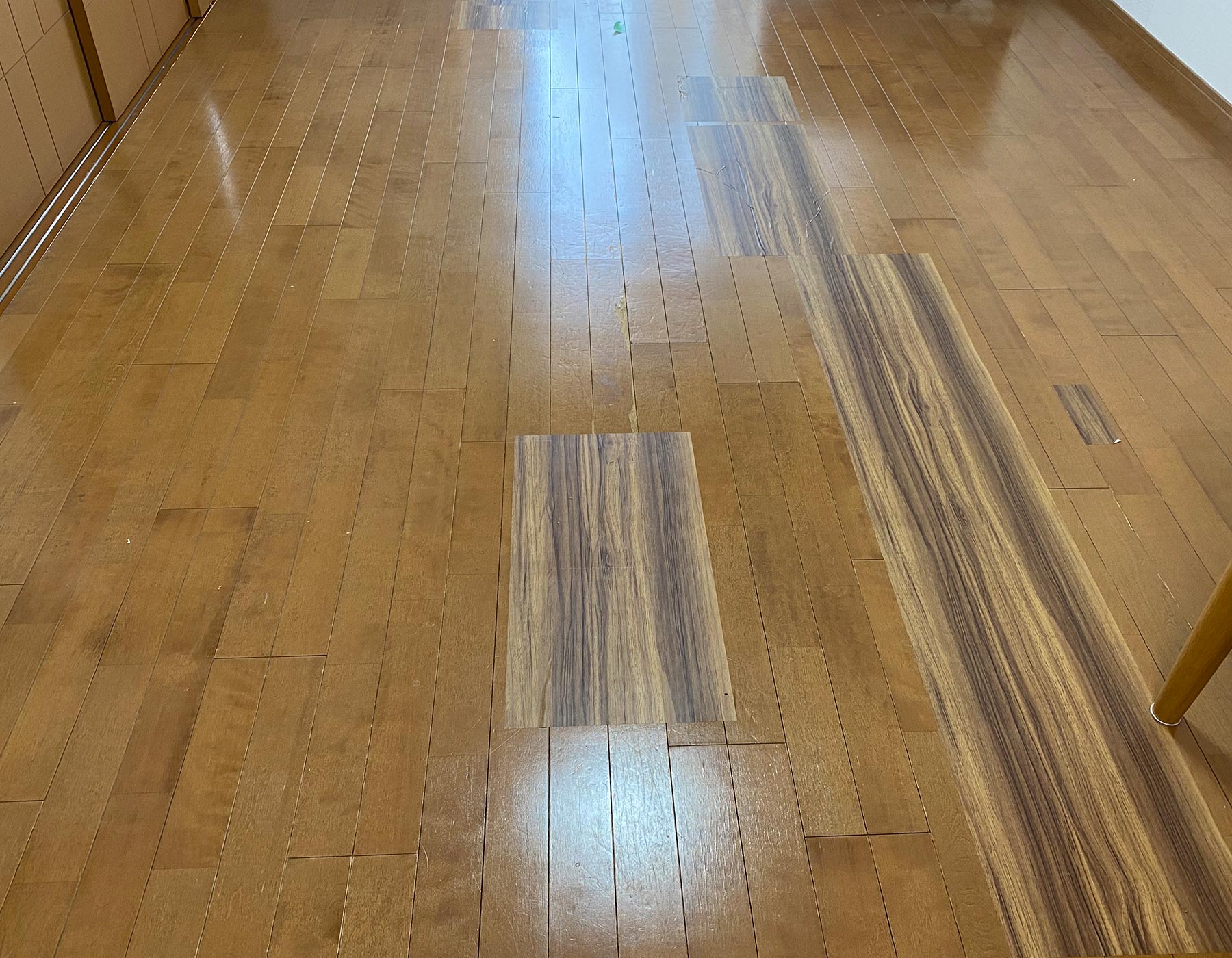 床の張替え施工 - Liberte